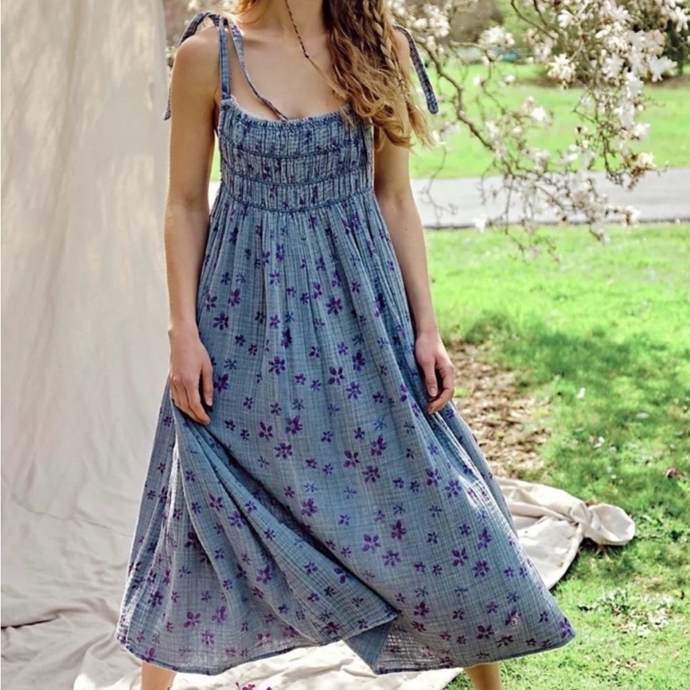 Free People Azure Maxi Dress